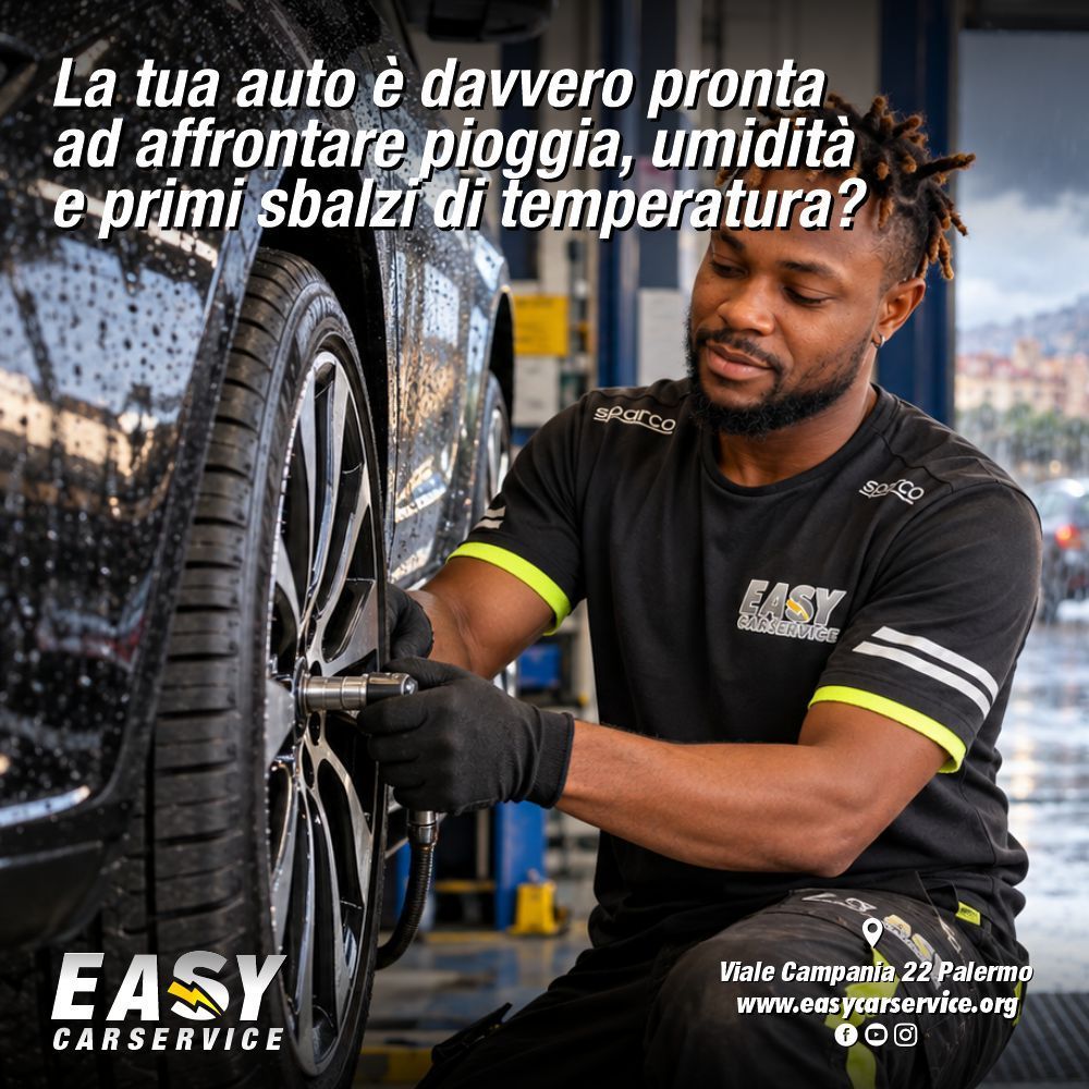 Novembre a Palermo: la tua auto è davvero pronta ad affrontare pioggia, umidità e primi sbalzi di temperatura?