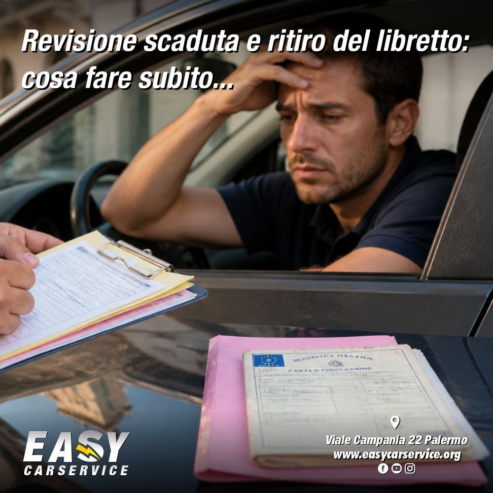 Revisione scaduta e ritiro del libretto: cosa fare subito per tornare a circolare senza problemi a Palermo