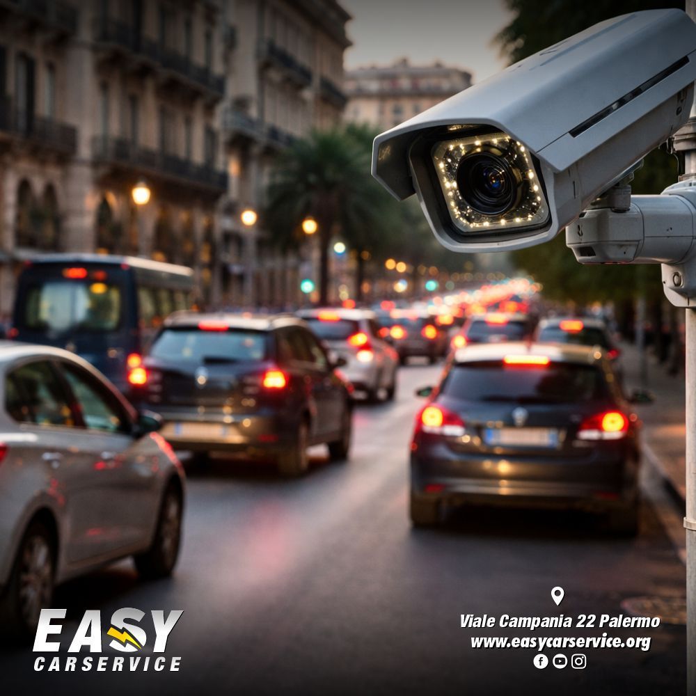 Revisione auto scaduta: a Palermo le telecamere ti vedono e la multa arriva a casa