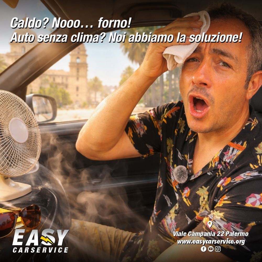 Caldo insopportabile in auto a Palermo? Ecco come installare l’aria condizionata anche dove non c’è