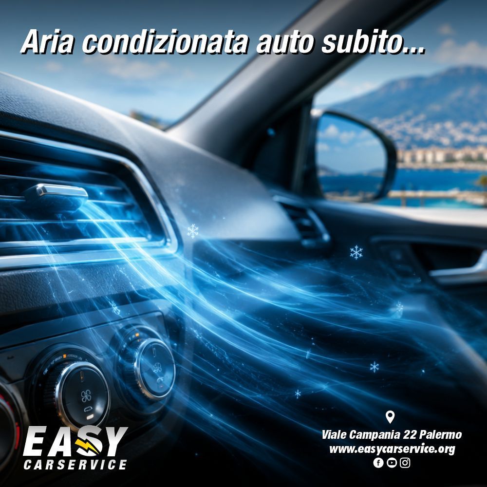 Aria condizionata auto: perche' a Palermo non puoi permetterti di aspettare che smetta di raffreddare