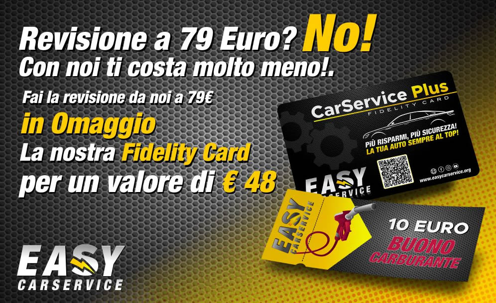 Revisione a 79? No! Con noi ti costa molto meno!